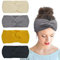 DRESHOW Stirnband Damen Winter Strick, Stirnband Mädchen, 4 Pcs Stirnbänder Strick, Haarband Ohrenwärmer Elastische, Herbst Und Winter Stirnband Damen