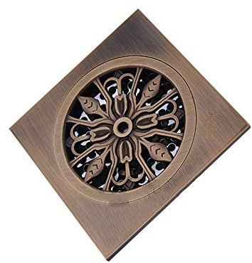 Platz Bodenablauf Messing Große Verschiebung Für Badezimmer Dusche Toilette Wäsche Im Freien Garten 100 X 100 Mm