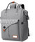 Mochila Mujer Antirrobo Impermeable, Multiusos Daypacks con Puerto de Carga USB, Mochila para portátil De 15.6 Pulgadas