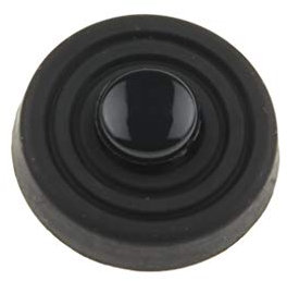 RS PRO Lot de 40 amortisseurs de vibrations, pied en caoutchouc, Ø 21 mm x 4,2 mm
