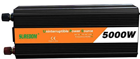 1500W Inversor De Corriente DC 12V A 220V AC Transformador con 3 AC Convertidor Energía Solar Inversor De Corriente-24V
