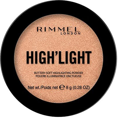 Rimmel London High'light, Iluminador, Tono 3 Afterglow - 8 g