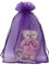 Hoiyen Jexila Organza-Beutel mit Kordelzug, 15,2 x 22,9 cm, Violett, 100 Stück
