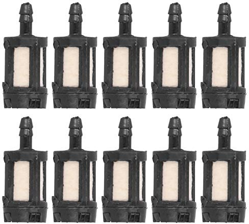 needlid Fuel Filter for Stihl, Poulan, Husqvarna Chainsaw Supplies - In Line Style, Compatible with Lawn Mower - 10 Pack