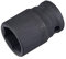sourcing map 1/2 Drive by 19mm 6-Point Impact Socket, CR-V Steel 1.54 Length, Shallow Metric Sizes