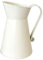 GIVBRO Emaille-Krug im Vintage-Stil, Shabby-Chic-Stil, cremefarben