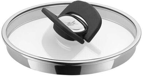 WMF Click&Serve Pfannen- Topfdeckel 16 cm, stapelbar, Glasdeckel mit Schmetterlingsgriffe, spülmaschinengeeignet