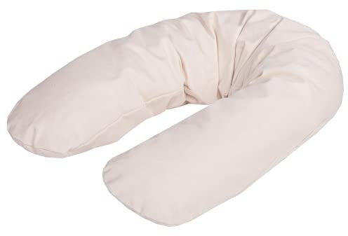World of Organic Stillkissen 100% Bio & Made in Germany I Lagerungskissen Seitenschläfer Nursing Pillow (Stillkissen - Schlafen groß XXL)