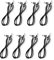 Mr.Power Guitar Effect Pedal DC Cable 5.5 x 2.1mm Power Lead/Cord, Male to Male 24AWG Connector Plug Wire Adapter (32 inch, 8 Pack)