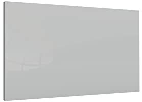ALLboards Glasboard Magnetisch Grau 90x60cm, Rahmenlos, Glastafel, Magnettafel, Gehärtetes Glas