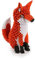 Origami 3D 501843-3D Origami Fuchs - Schöne 3D Papierskulptur mit patentierten Bauteilen und verständlicher Bauanleitung, 777 Teile, 8x15x20cm, ab 8 Jahre, Mittel