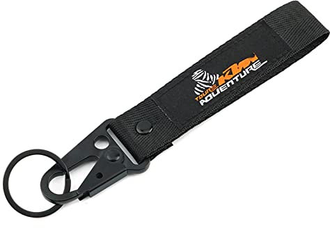 Motorrad Schlüsselanhänger Schlüsselanhänger Schlüsselanhänger for 790 990 1050 1090 1190 1290 ADV Super Duke RC390 RC 390 125 200 250 Adventure (Color : Black)