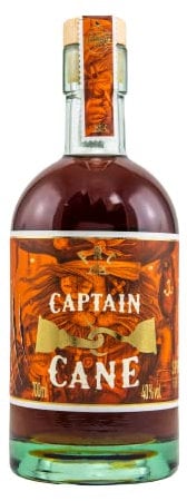 Captain Cane I Feinste Rumsorten aus der Karibik I 700 ml I 40% Vol. I Exotische Noten von Banane, Vanille, Kokos und Karamell