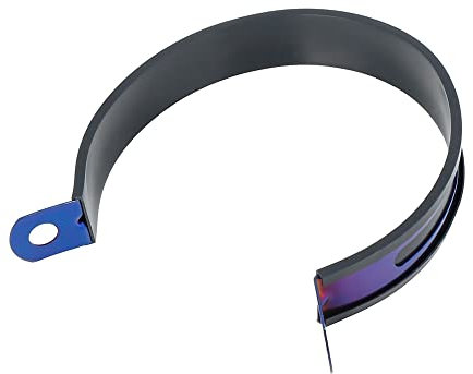 A ABSOPRO Moto Échappement Bas Tuyau Collier 100mm Joint Collier Inoxydable Acier