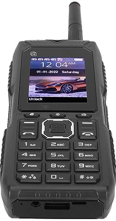 Telefono Cellulare Sbloccato, Telefono Cellulare Multifunzionale a Schede retrò, Batteria a Lunga Durata da 2400 MAh Telefono Cellulare a Pulsanti Grandi con (Nero)