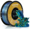 Kingroon Tri Colour Silk PLA Filament, 1.75 mm, 1 kg Spool (2.2lbs), +/- 0.03 mm Accuracy, Red Blue Yellow