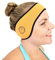 SwimCell Neoprene Swimming Headband - Reversible and Adjustable Ear Covers - 4mm Neoprene Ear Protection for Men and Women - Orange