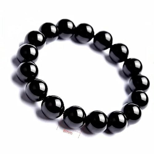 Bracelet tourmaline noire, protecteur unisexe, amulette, mediano, Pierre, Tourmaline