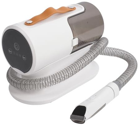 Hundehaar-Staubsauger, Hundepflege-Staubsauger-Set mit Bequemem Griff, Leise, 2 L, 600 W, 12.000 Pa, Effizient, Professionell Zum Entfernen von Losen Haaren für Zuhause