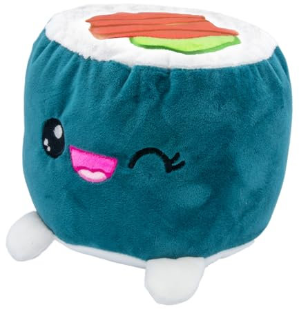 CARTOON Sushi-Maki Lachs Plüschtier 20 cm weich Kuscheltier Kissen Essen