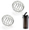 iziusy 2 Stück Shaker-Kugeln, Shaker Flasche Ball Edelstahl Stahl Protein Shaker Ball Mixer Ball Schneebesen Ball Blender Balls (5,6 cm)