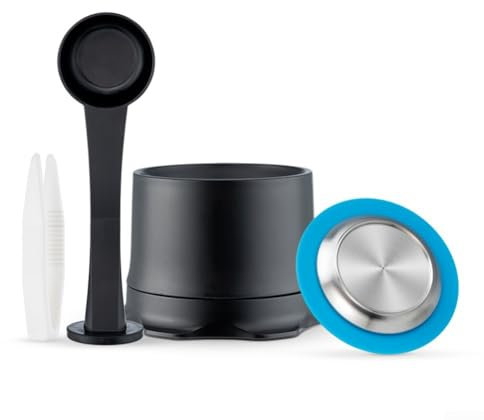 Capsules de café réutilisables en acier inoxydable pour Zenius Save, réduit les déchets (c)
