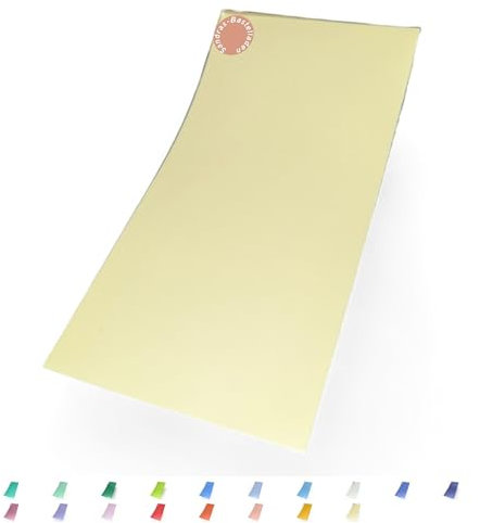 Sandras-Bastelladen - Pearl - Kerzen Verzierwachsplatte - 200 x 100 x 0,5mm Creme