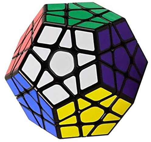 Dodekaeder Puzzle, Geschwindigkeitspuzzle für Erwachsene, ergonomisches Grifferlebnis, reibungslose Rotation, Anti-Stick-Design, stabil und Material, helle Farben, ideal für Anfänger