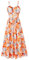 GRACE KARIN Abito Donna Estate Lungo Casual Floreale Abito Vacanza Spiaggia Senza Maniche Arioso M Fiore Viola Arancione
