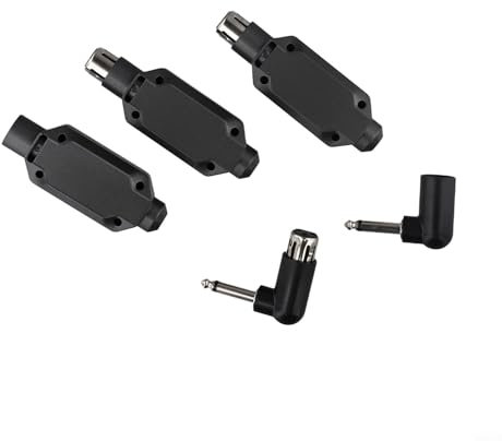 NOYGRNH Système de Conversion de Microphone sans Fil, for Microphones dynamiques for émetteur et récepteur XLR avec Batterie Rechargeable, portée sans Fil de 80 m, résolution Audio 24 Bits (1 sur 2)