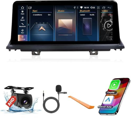 10.25 Octa Core 8G+128G Car CarPlay Android Auto Navigation Android Stereo für BMW X1 F48 2016-2018 GPS Touchscreen Haupteinheit Radio Display IPS Tablet Media Player