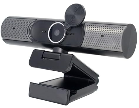Huudngeje Web Cam USB Webcam 2K Auto Focusing HiFi Speaker Noise Reduction Mic PC Camera for Desktop Laptop Video Chat