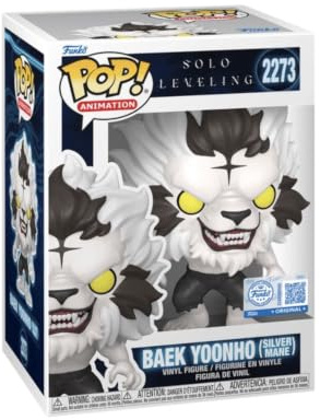 Funko Pop! Animation: Solo Leveling - Baek Yoonho (Silver Mane) (Flocked)* (Special Edition) #2273 Sammelfigur aus Vinyl