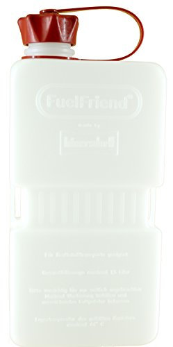 FuelFriend®-PLUS CLEAR 1,5 litros - pequeño bidón de gasolina Mini bidón de reserva para reservas de emergencia
