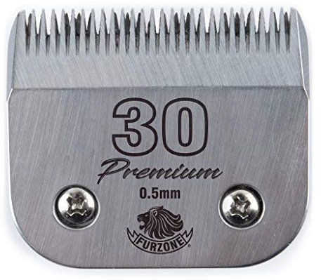 Furzone Abnehmbare Klinge - Größe 30 Klinge 1/50, Hergestellt aus extra haltbarem japanischem Stahl, Kompatibel mit den meisten Andis, Oster, Wahl A5 Schermaschinen