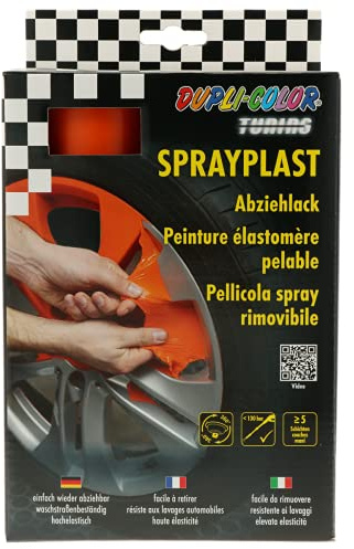Dupli-Color 388156 DC Sprayplast-Set, 2 x 400 ml, Orange Glanz