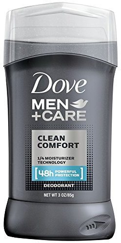 Dove Men+Care 48h Odor Protection Deodorant Stick, Clean Comfort - 3 Oz (Pack of 3) by Dove