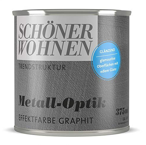 Trendstruktur- Metall-Optik - Effektfarbe Graphit 375 ml glänzend