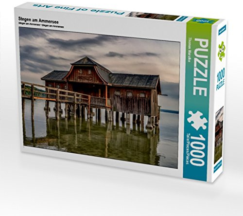 CALVENDO Puzzle Stegen am Ammersee | 1000 Teile Lege-Größe 64 x 48 cm Foto-Puzzle für glückliche Stunden
