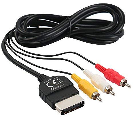Cable AV de Xbox adecuado para Microsoft Xbox (2002) Conector de TV por Chinch Amathings