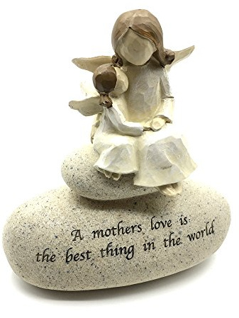 Gift for Mum Mother's Love Angel On Sentimental Pebble
