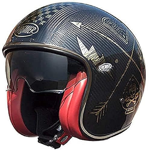 Premier HELM VINTAGE CARBON NX GOLD CHROMED,SCHWARZ/GOLD CHROM,L