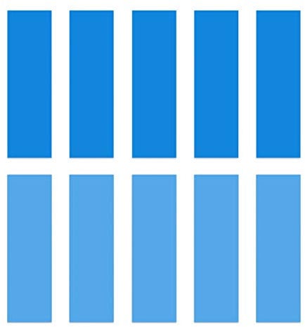 [10 Packs] GLOTRENDS M.2 Thermique Pad Adapté pour M.2 SSD, Adapté pour NVMe SSD, Adapté pour PS5 SSD, Adapté pour 2280 M.2 Dissipateur thermique, etc.