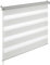 YOURSOL Doppelrollo EasyFix, Rollos ohne Bohren, Verdunklungsrollo, Weiß, 105 x 150 cm