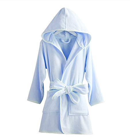 Taigoodella Ragazza Vestaglia con Cappuccio Spugna Robes per i Bambini Piscina Doccia Accappatoio