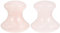 Uonlytech 2Pcs Werkzeug Rose Quarz Pilz Gesicht Massager Gesundheit Jade Stein Pilz Schaben Massage Werkzeug für Home Spa Rosa