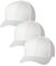 Flexfit Herren Athletic Baseball Fitted Cap, Weiß (3 Stück), L/XL