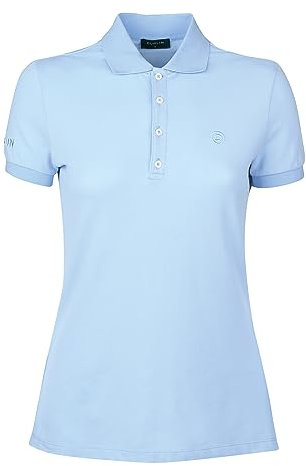 Dublin 2023 Damen Lilien-Cap Sleeve Poloshirt 1000385183 - Eisblau
