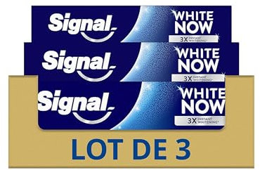 Signal White Now Original Plus White Sofort-Zahnpasta¹ 3 x 75 ml