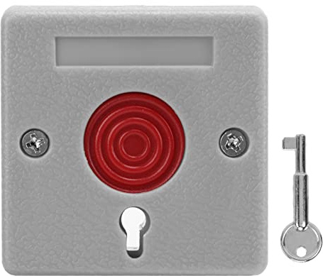 Notrufknopf, Akustischer Alarm, Panikknopf, Langlebiges, Diebstahlsicheres ABS-Notfallgerät Für Pflegeheime, Banken, Schmuck